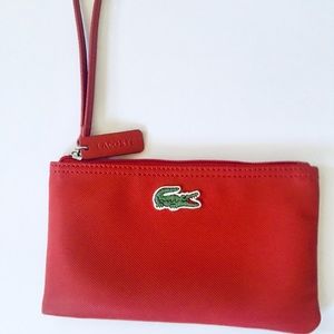 Lacoste -Red Wristlet , very good condition-clean